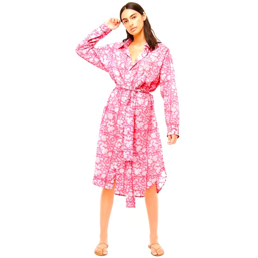 JCREW x SZ BLOCKPRINT shirt dress